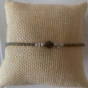 Unique Sterling Silver Beaded Bracelet by LIZZdezigns